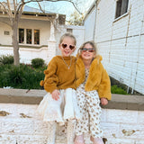 Kids Knee High Boots Chalk - Mode & Affaire