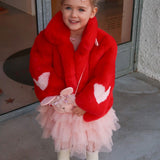Queen Of Hearts Mini Reverse Coat - Mode & Affaire