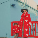 Queen Of Hearts Coat Ruby