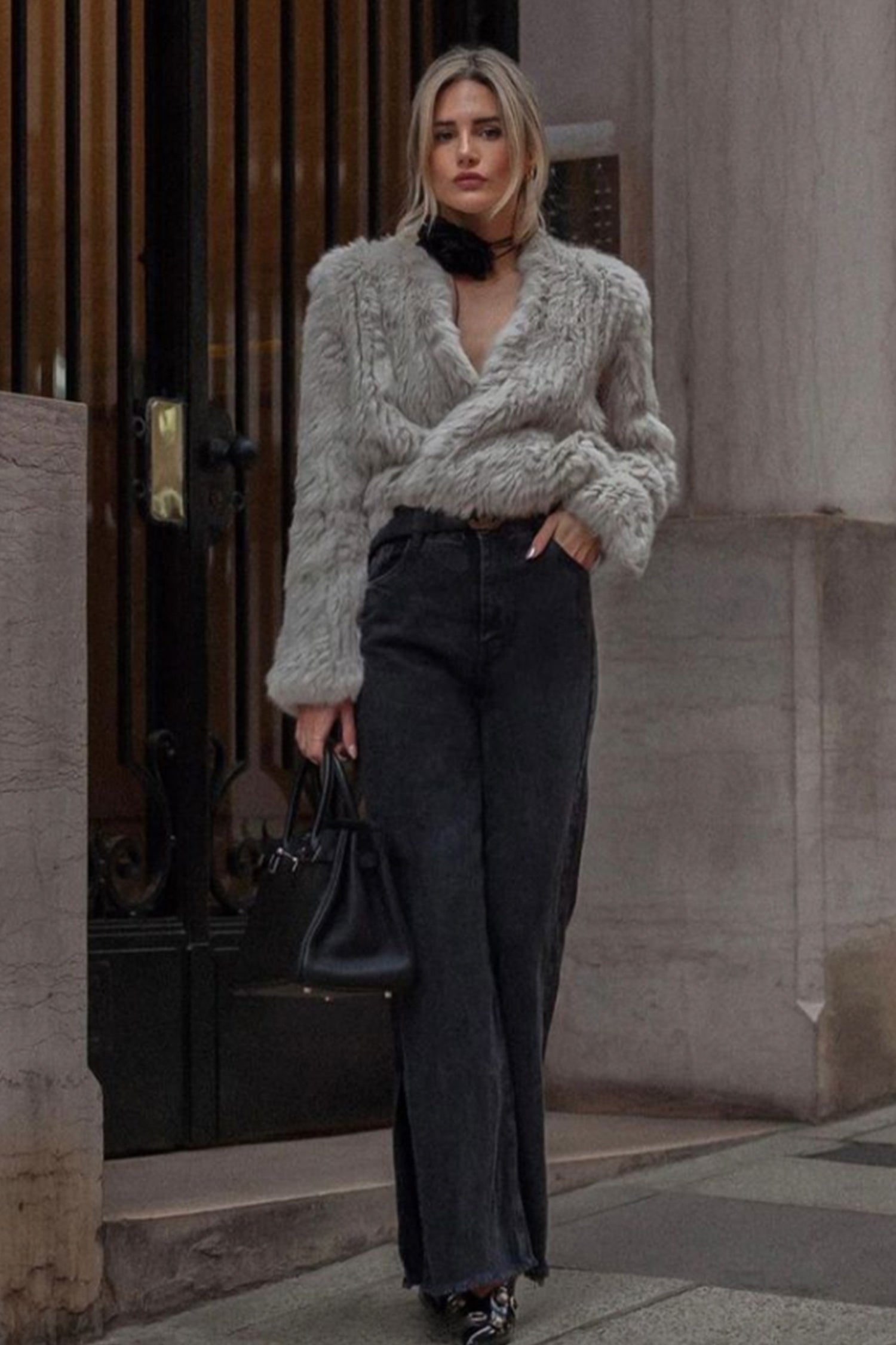Cascade Jacket in Light Grey - Mode & Affaire