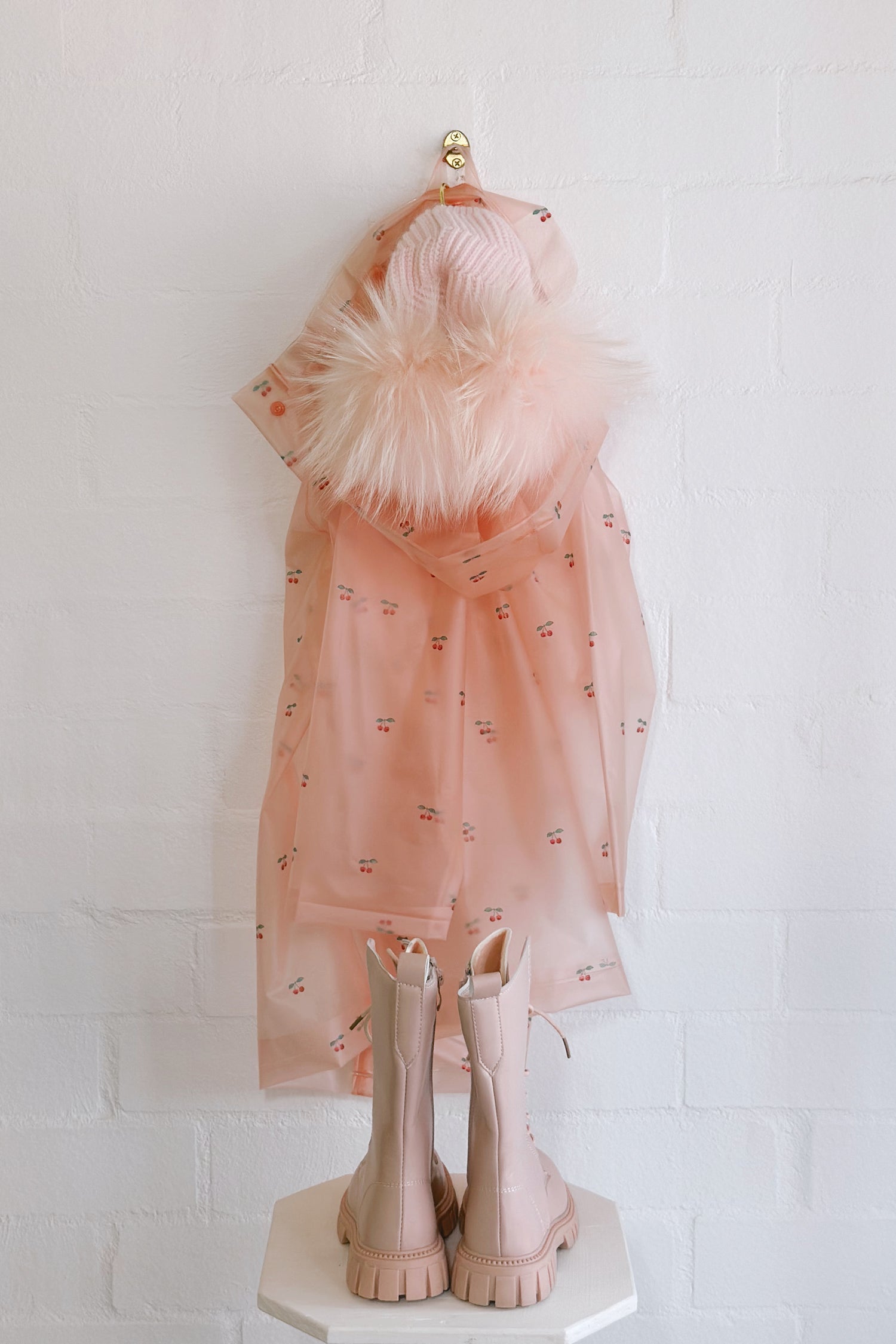 Cherry Blossom Raincoat - Mode & Affaire