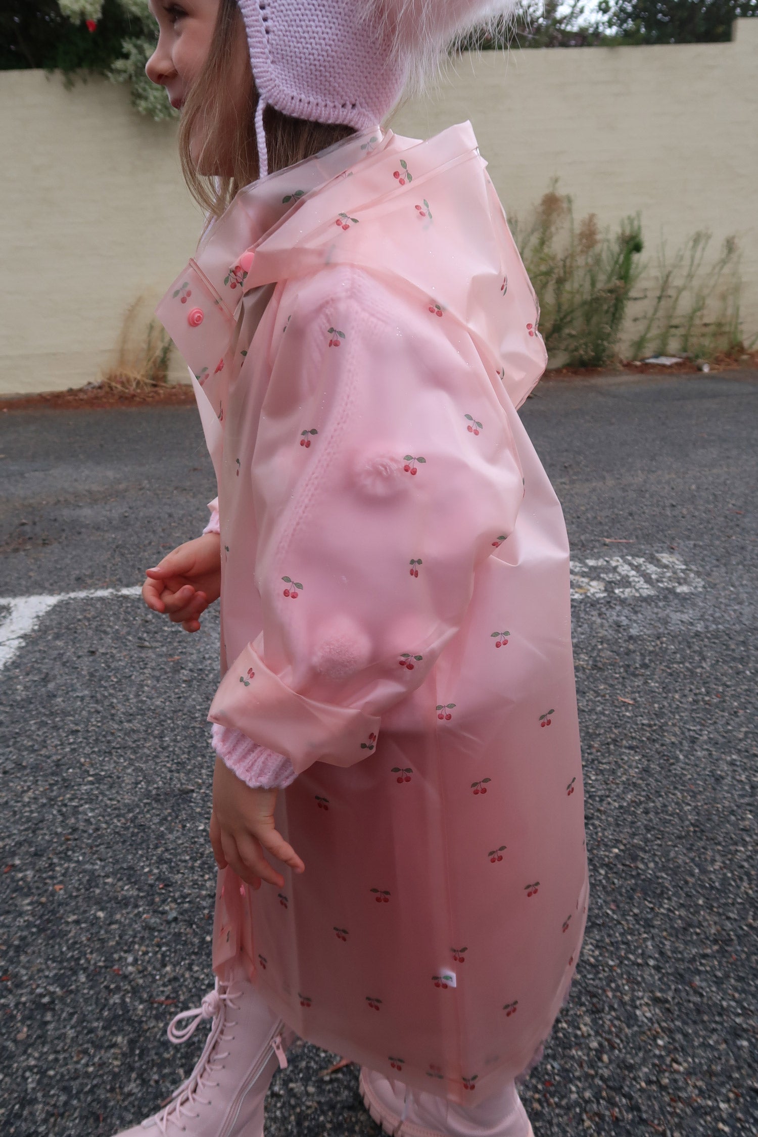 Cherry Blossom Raincoat - Mode & Affaire