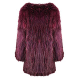 Exotique Long Coat Merlot