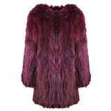 Exotique Long Coat Merlot