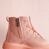 Festival Boots in Dusty Pink