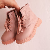 Festival Boots in Dusty Pink