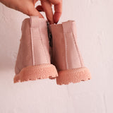 Festival Boots in Dusty Pink