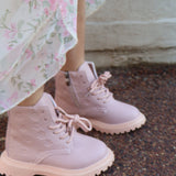 Festival Boots in Dusty Pink