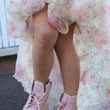 Festival Boots in Dusty Pink