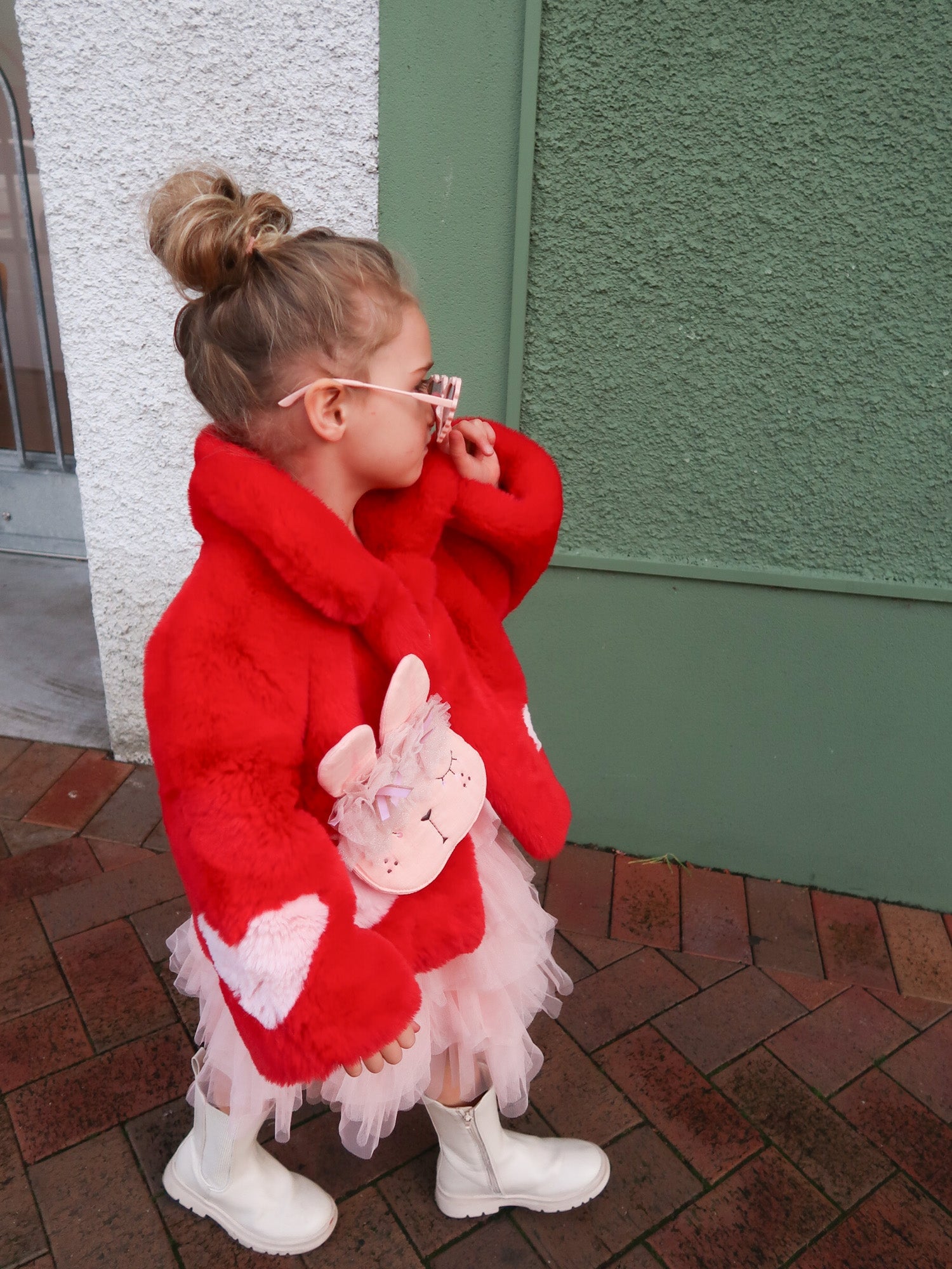 Queen Of Hearts Mini Reverse Coat - Mode & Affaire