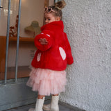 Queen Of Hearts Mini Reverse Coat - Mode & Affaire