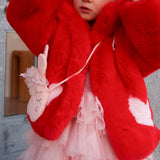 Queen Of Hearts Mini Reverse Coat - Mode & Affaire