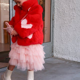 Queen Of Hearts Mini Reverse Coat - Mode & Affaire
