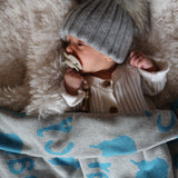 Amelie Baby Angora Beanie Silver Fox