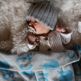Amelie Baby Angora Beanie Silver Fox