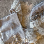 Ellie Newborn Romper & Bonnet in Dove - Mode & Affaire