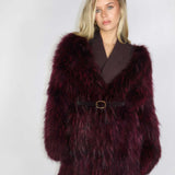 Exotique Long Coat Merlot