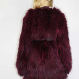 Exotique Long Coat Merlot