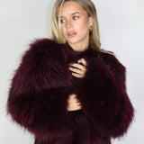 Exotique Long Coat Merlot