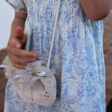Mila Girls Floral Summer Dress in Bluebell