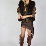 Alba Vest Dark Cocoa
