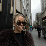 One More Dance Fur Coat in Cocoa