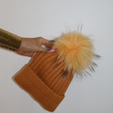 Après Angora Beanie in Chartreuse