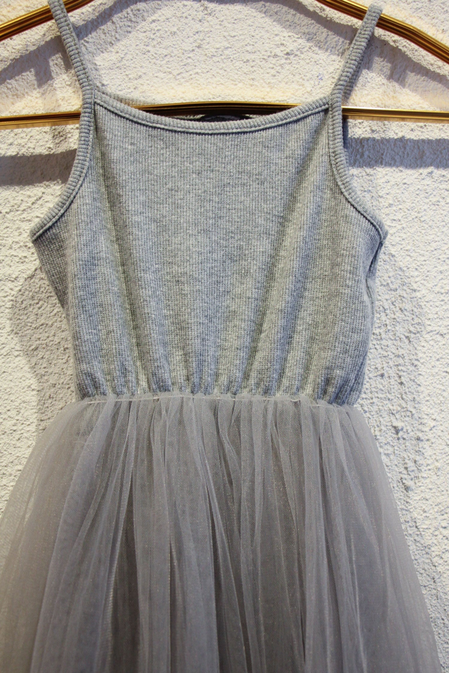 Tutu Singlet Dress in Dove Grey - Mode & Affaire