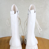 Kids Knee High Boots Chalk - Mode & Affaire