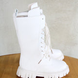 Kids Knee High Boots Chalk - Mode & Affaire