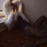 Elodie White Fur Jacket