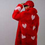 Queen Of Hearts Coat Ruby