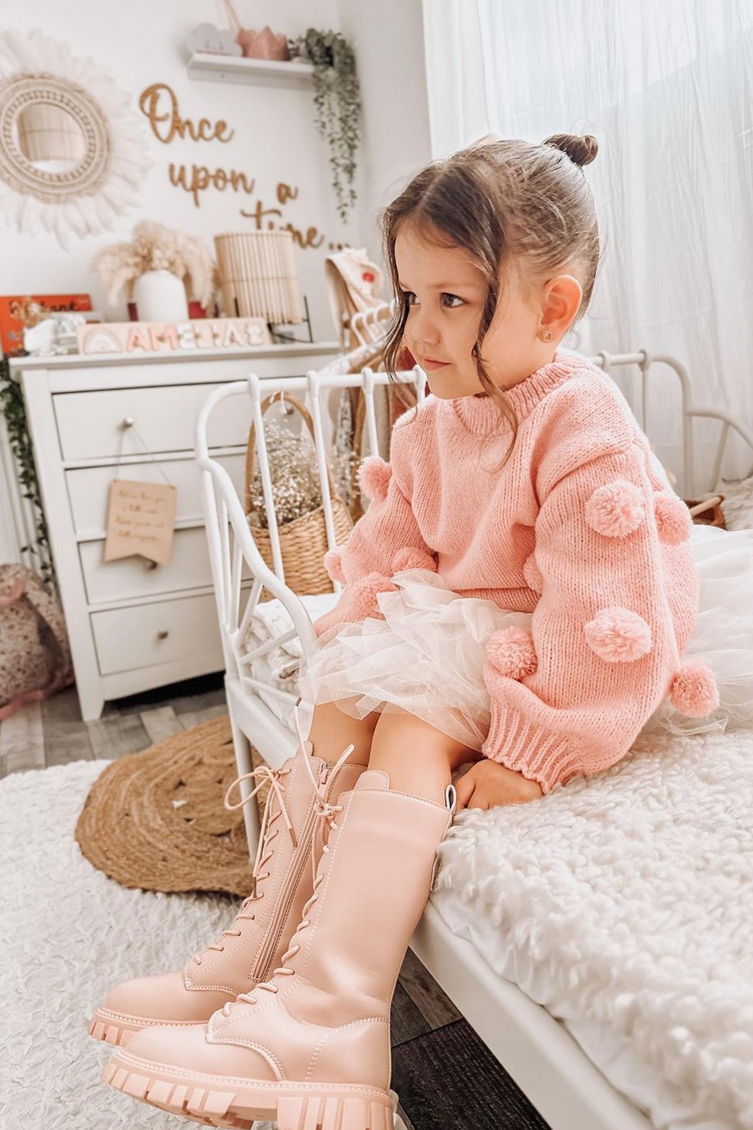Kids Knee High Boots Floss - Mode & Affaire
