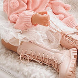 Kids Knee High Boots Floss - Mode & Affaire