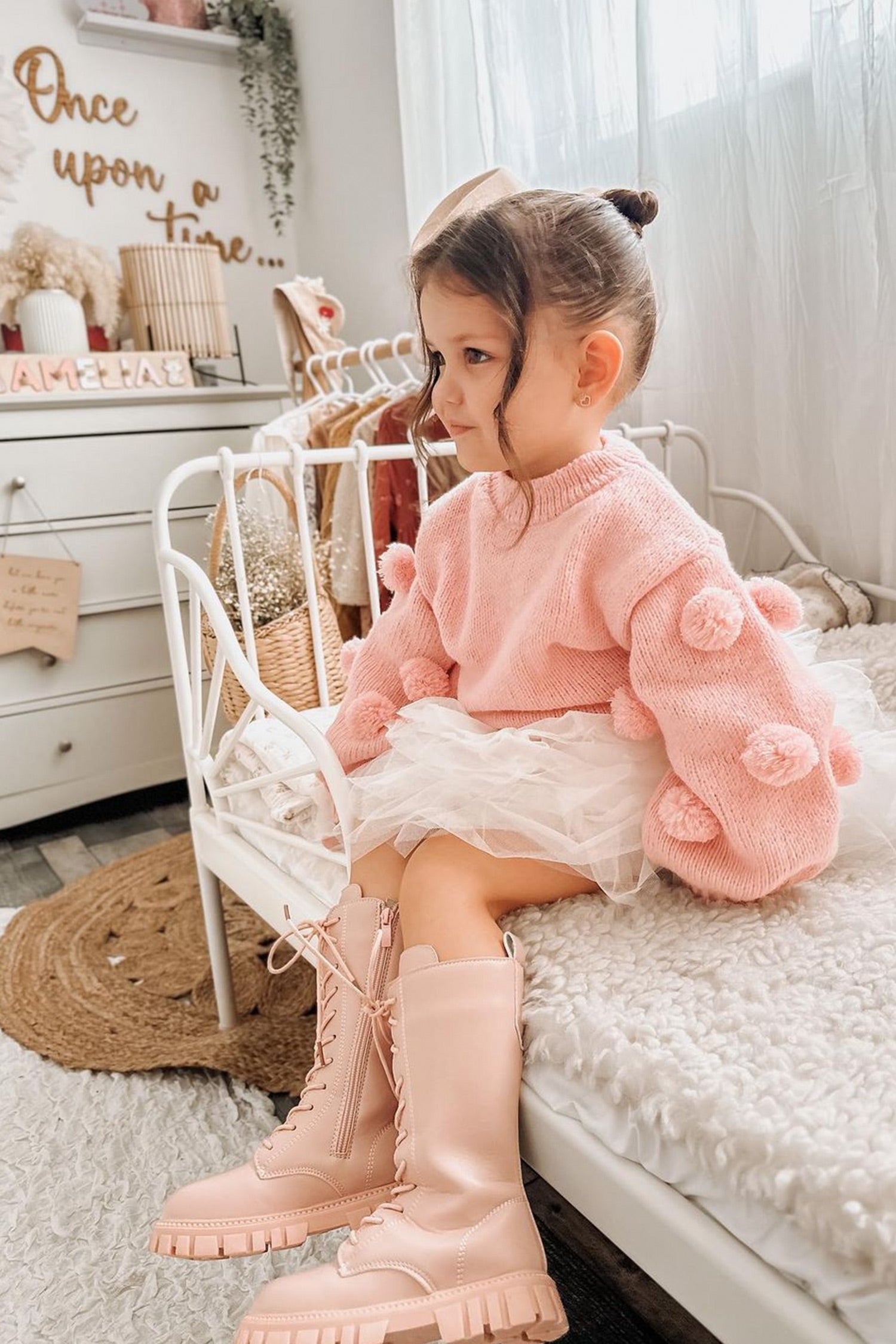 Kids Knee High Boots Floss - Mode & Affaire