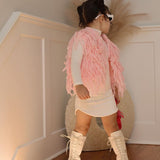 Kids Knee High Boots Chalk - Mode & Affaire