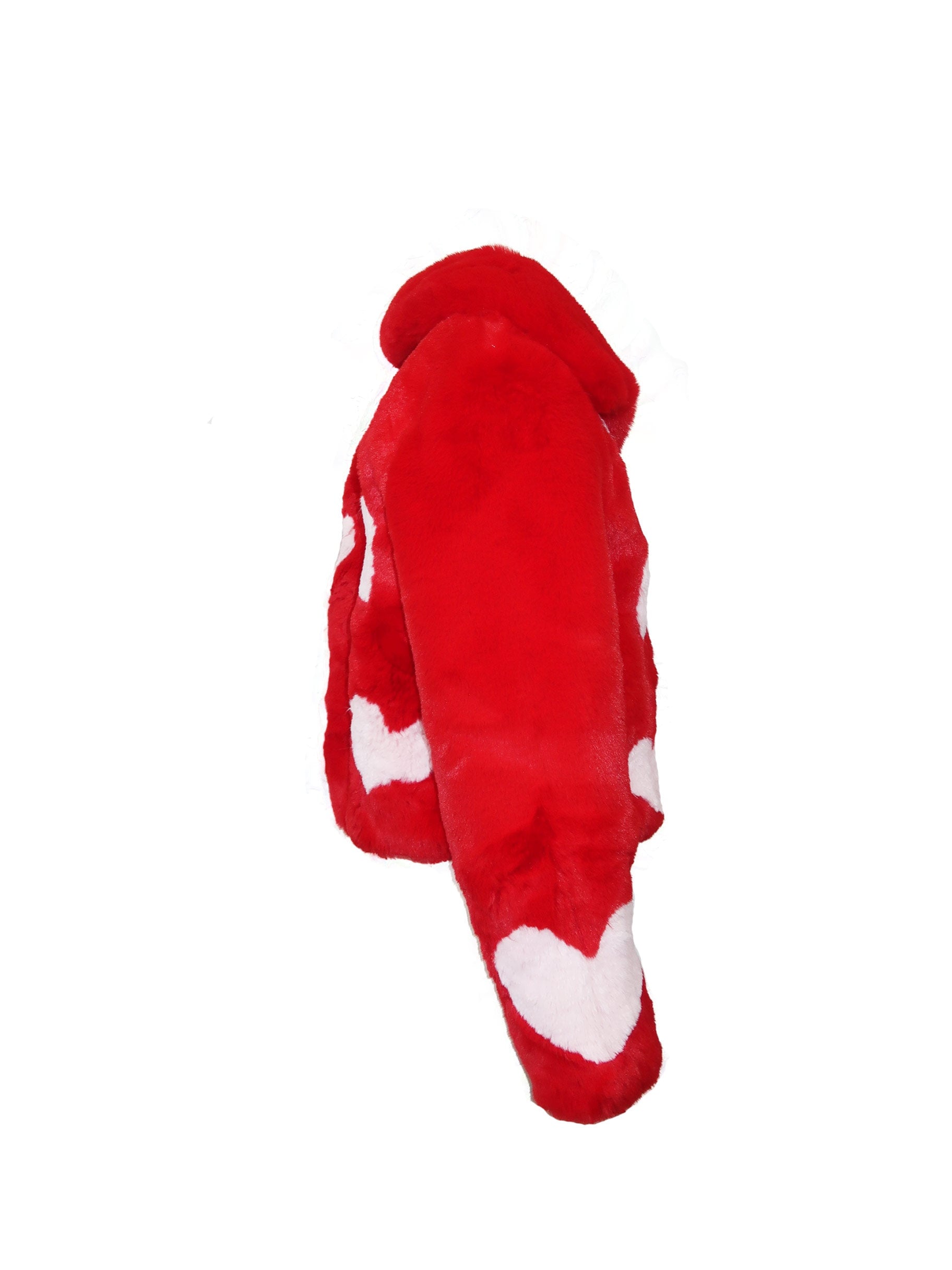 Queen Of Hearts Reverse Cropped Coat - Mode & Affaire