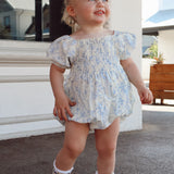 Immi Baby Girl Romper in Bluebell