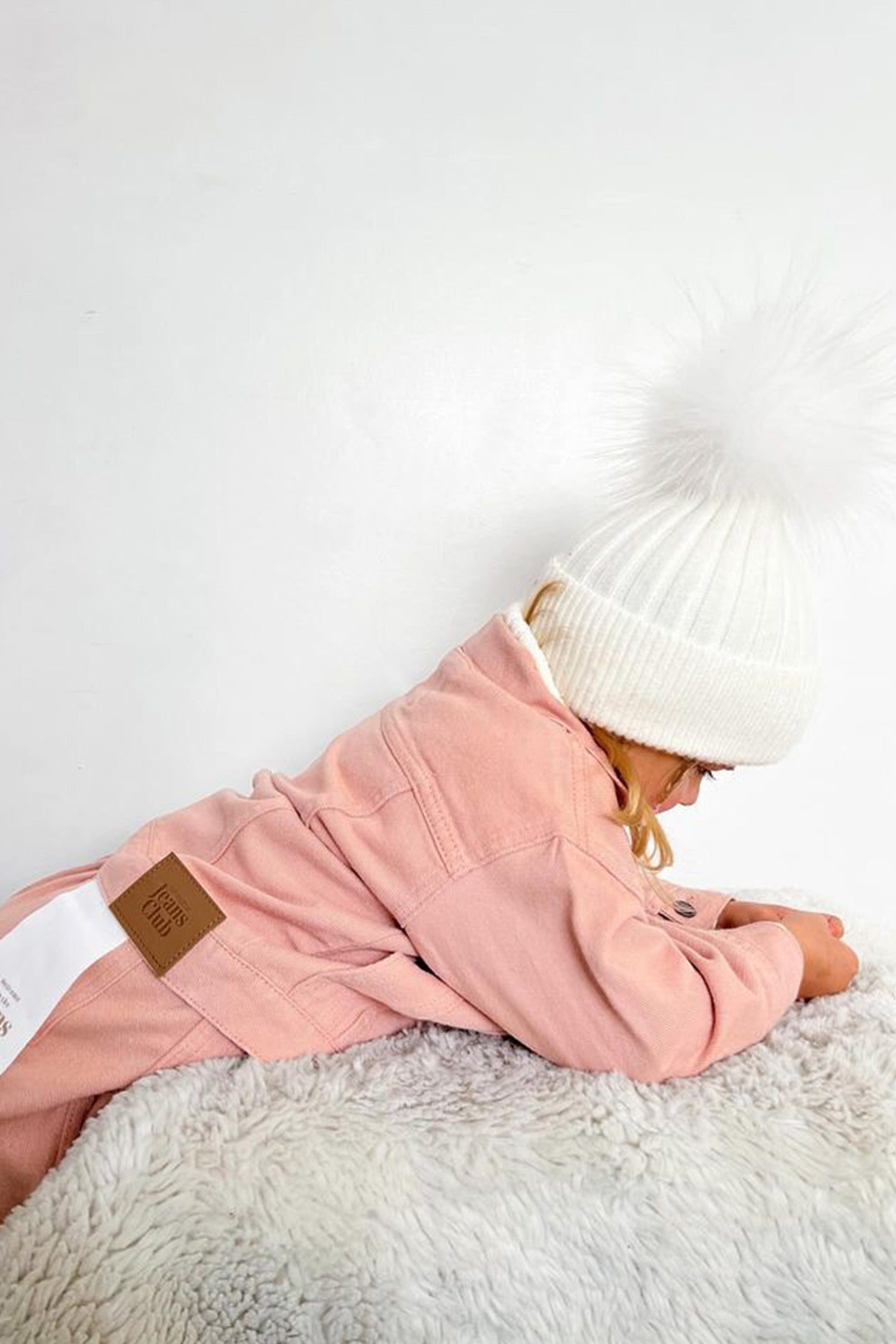 Kids Angora Beanie Snow - Mode & Affaire