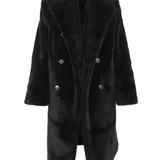Willow Black Faux Fur Coat