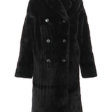 Willow Black Faux Fur Coat