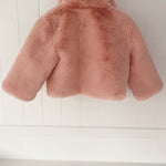 Mini Astrid Faux Coat in Petal - Mode & Affaire