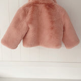 Mini Astrid Faux Coat in Petal - Mode & Affaire