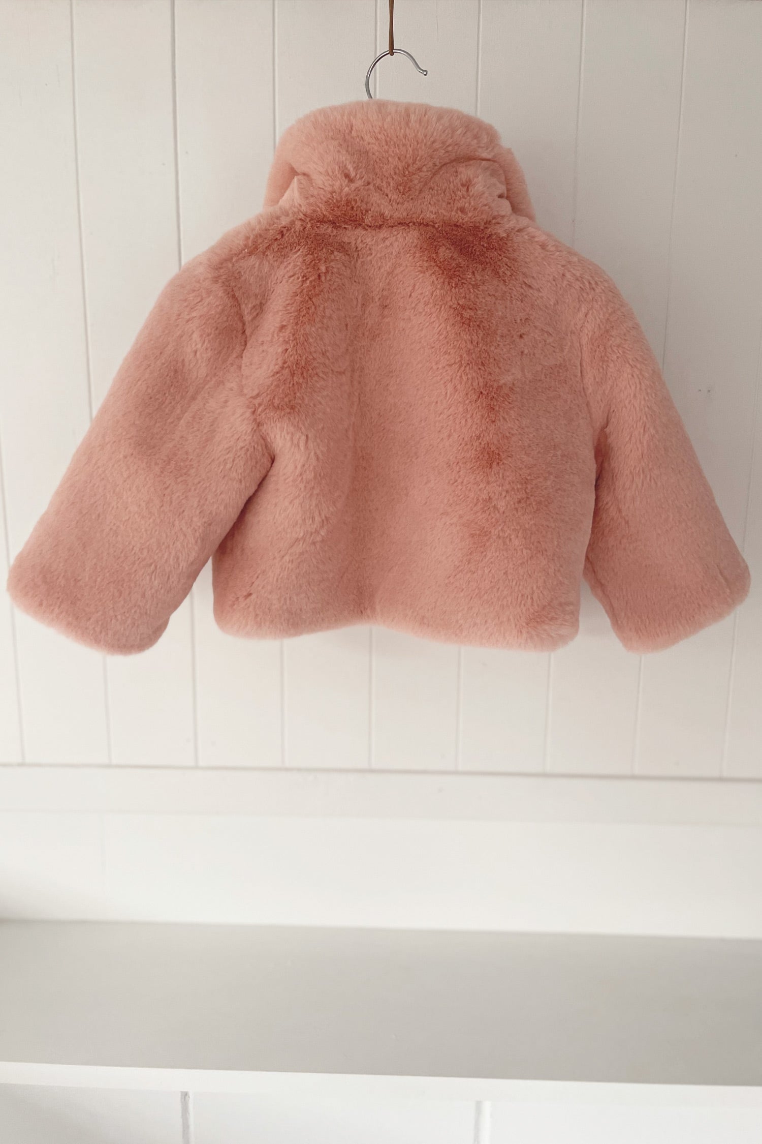 Mini Astrid Faux Coat in Petal - Mode & Affaire