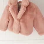Mini Astrid Faux Coat in Petal - Mode & Affaire