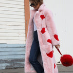 Queen Of Hearts Faux Coat - Mode & Affaire