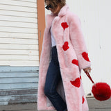 Queen Of Hearts Faux Coat - Mode & Affaire