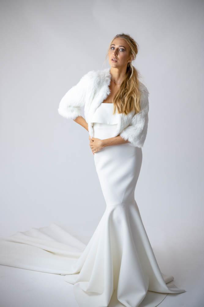 Laci Bride Jacket in Snow - Mode & Affaire