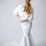 Laci Bride Jacket in Snow - Mode & Affaire