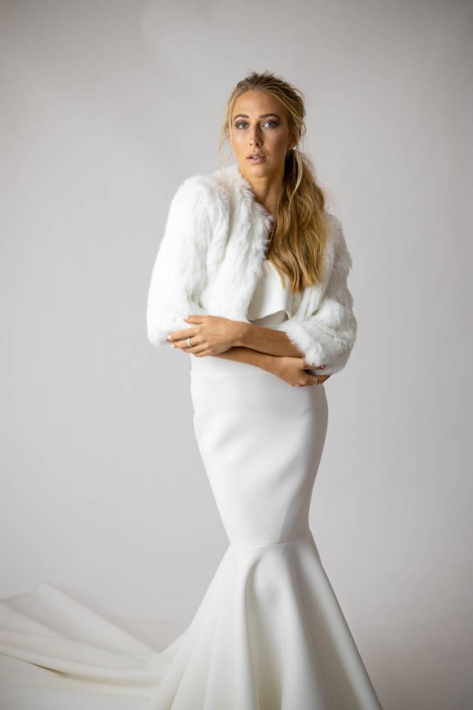 Laci Bride Jacket in Snow - Mode & Affaire